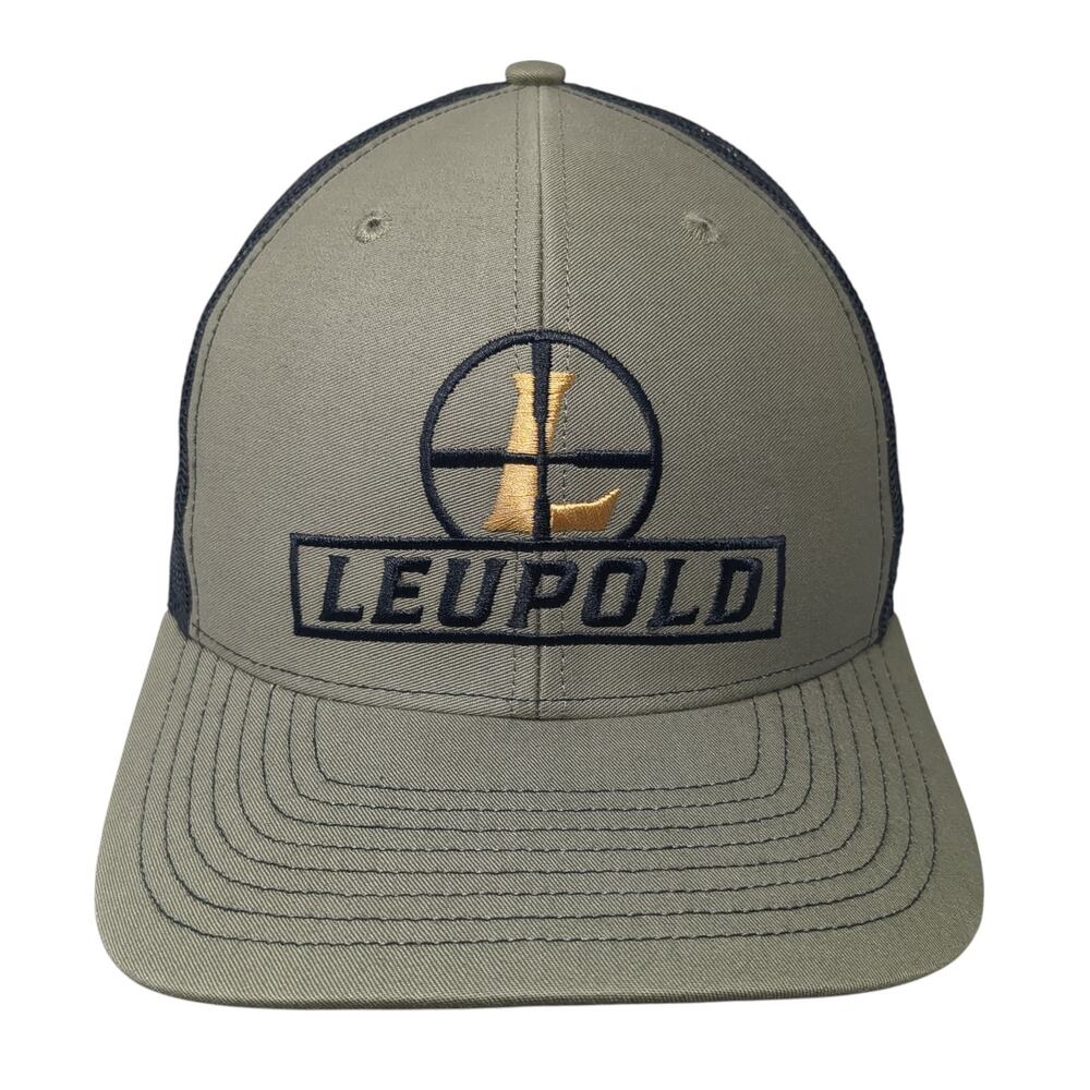 Leupold Snapback Mesh Back Trucker Hat Multi One Size Colorblock Outdoor